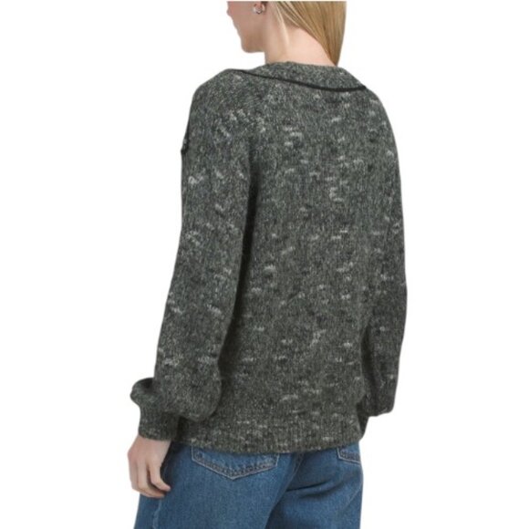 DEMOCRACY Long Sleeve Pull Over Sweater - Picture 3 of 3